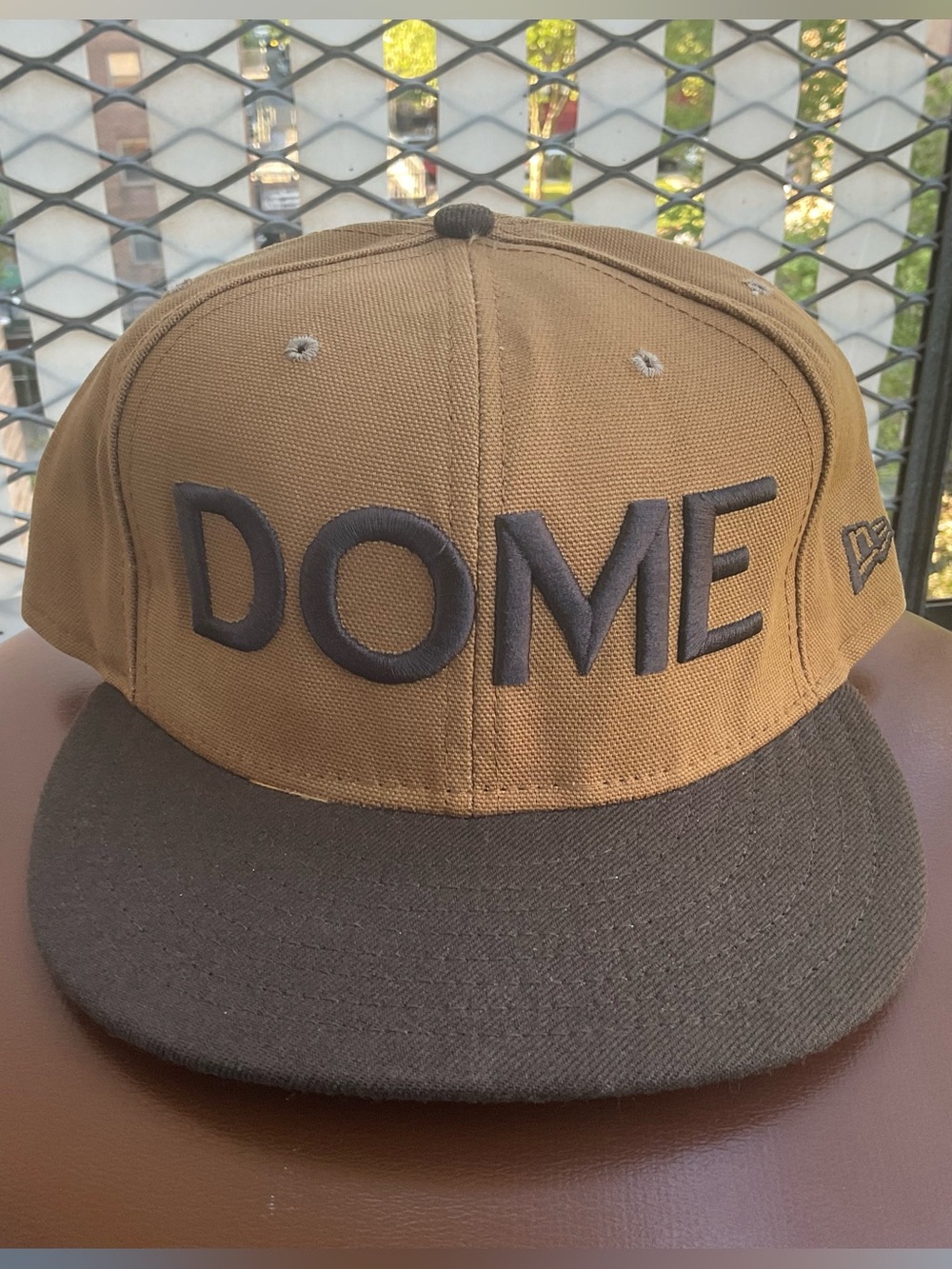 New Era DOME Brand Custom fitted size 7 3/4 RARE